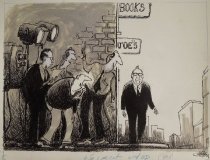 'And welcome to the first unrehearsed debate between Rep. Robert Taft and Gov. James A..."